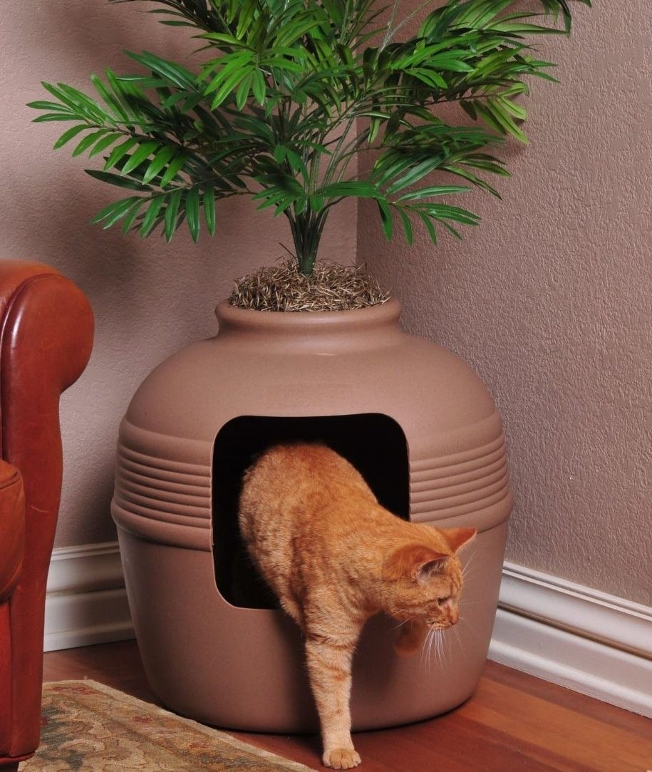 Good Pet Stuff Co. Covered Hidden Cat Litter Box Decorative Planter