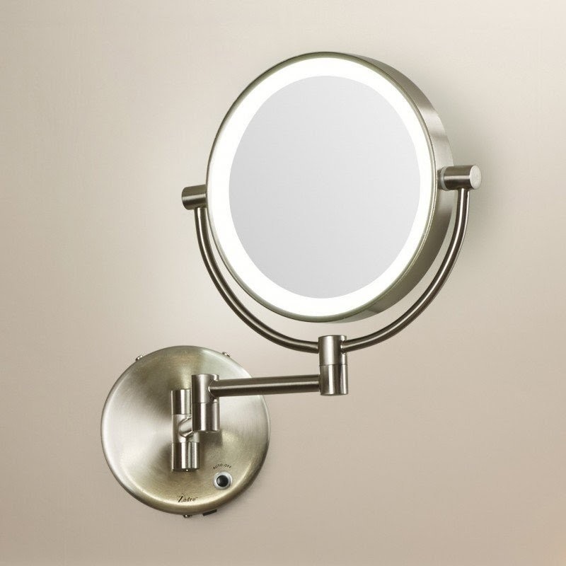 Battery Operated Wall Mounted Lighted Makeup Mirror Ideas on Foter