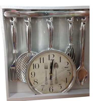 kitchen wall clock with timer