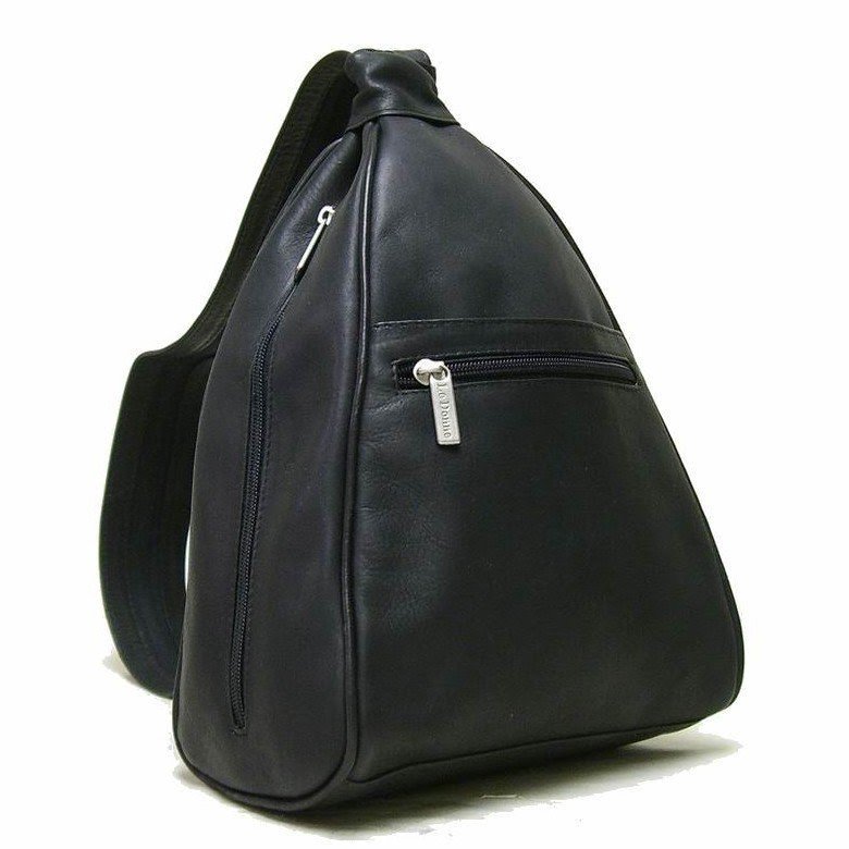 Leather Women's Sling Backpack