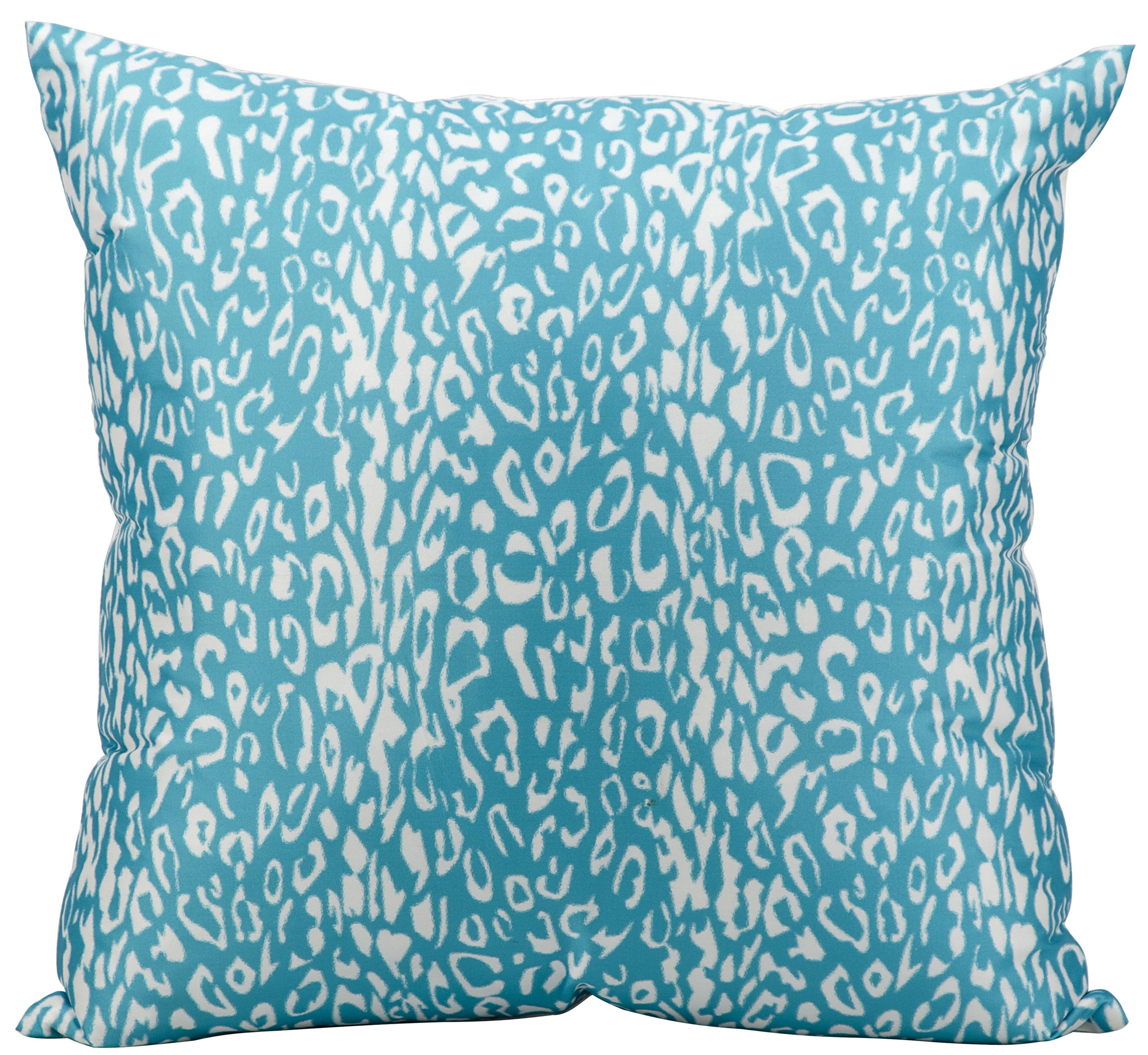 Leopard Print Indoor/Outdoor Polyester Throw Pillow