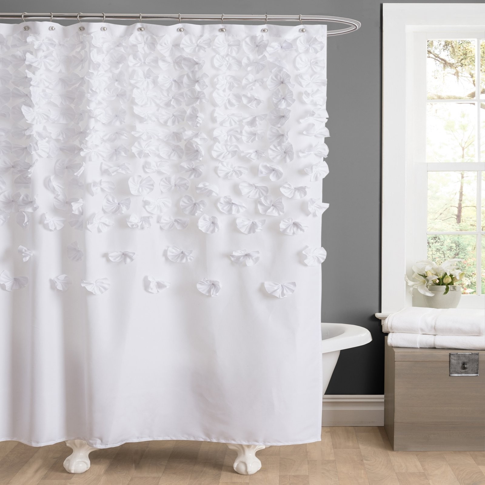 Swag Shower Curtain Ideas On Foter