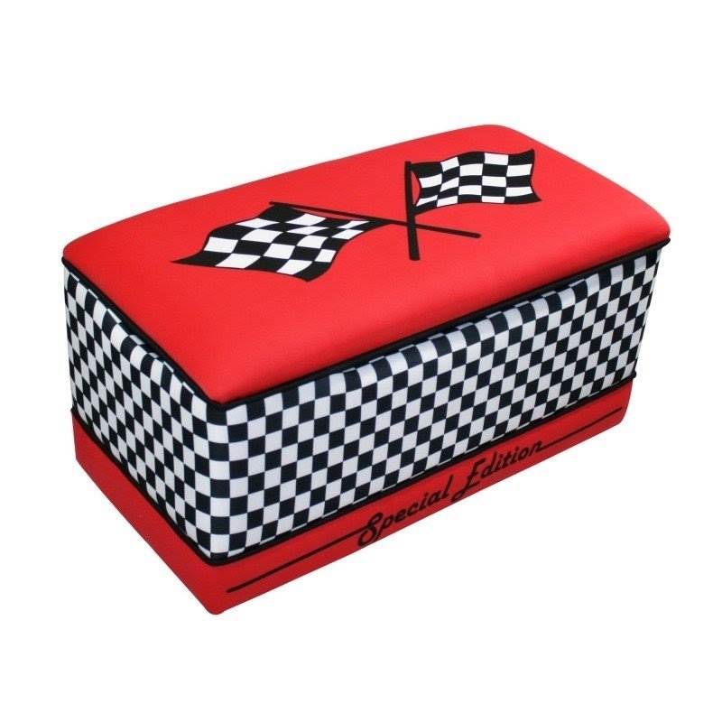 Magical Race Cars Toy Box in Red