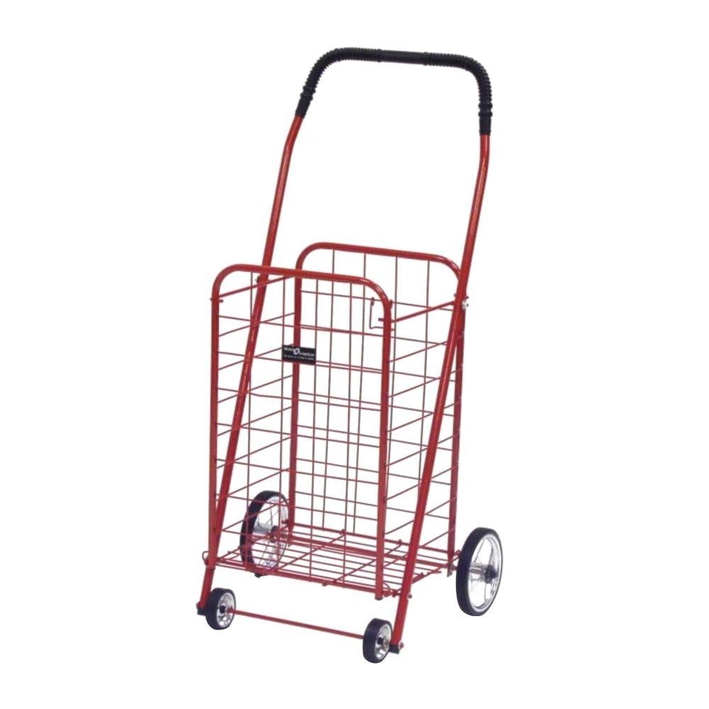 Shopping Carts Shopping Baskets Carts Household Small Pull Cart Trolley Grocery Cart Hand Luggage Cart Folding Portable Wear-Resistant PU Wheel Bearing Capacity 30kg 