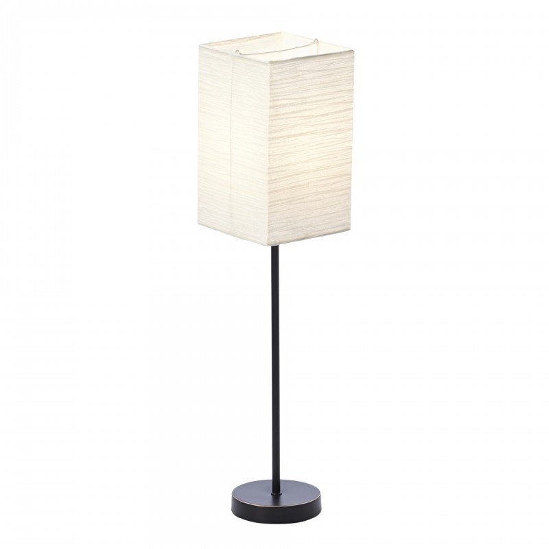 table lamp with paper shade