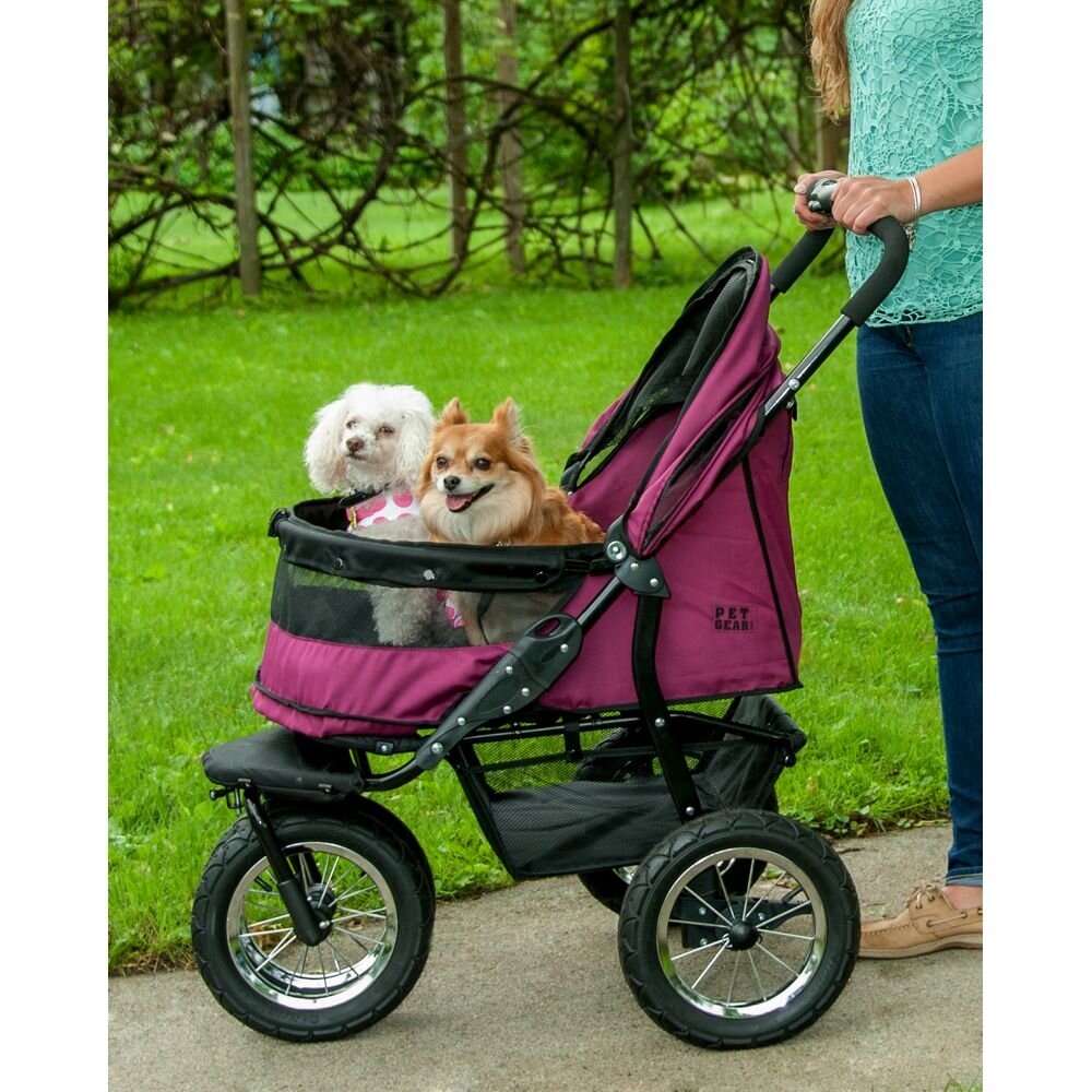 No-Zip Double Pet Stroller