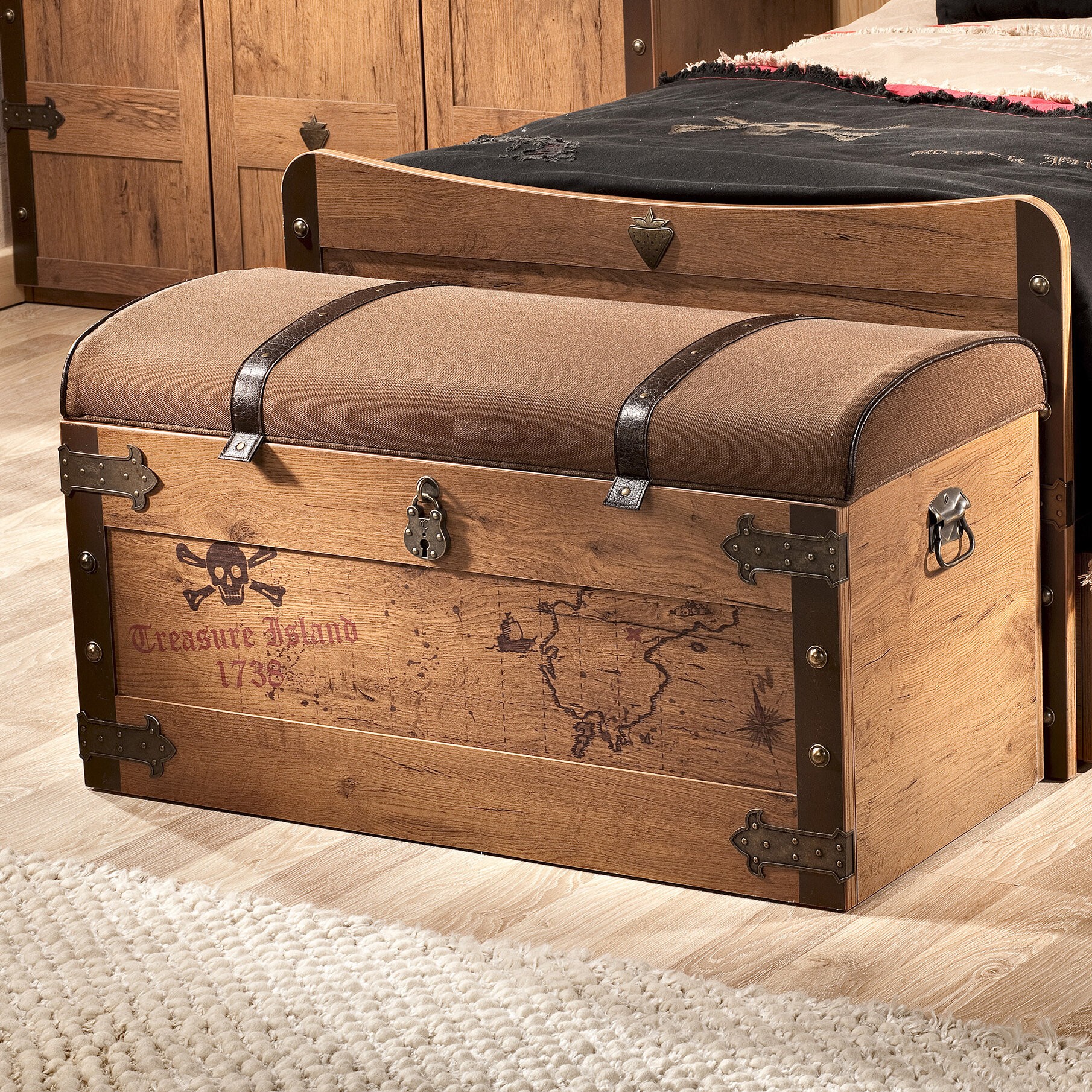 large wooden toy boxes