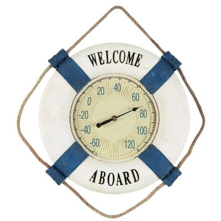 "Welcome Aboard" Outdoor Thermometer