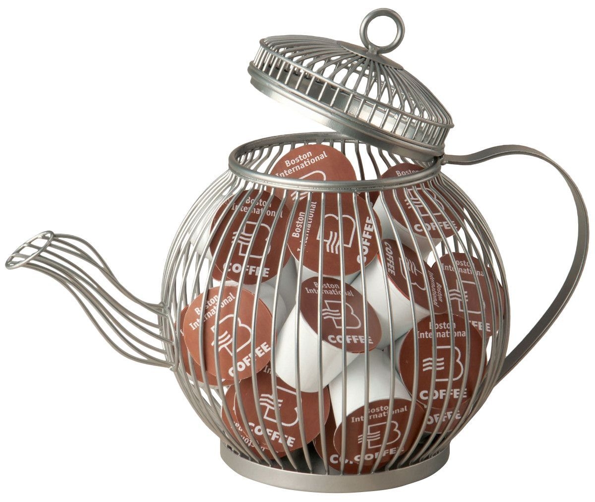Wire Teapot K Cup Pod Holder