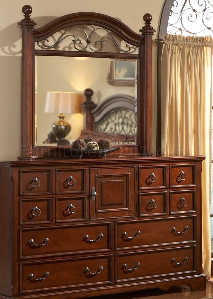 Wrought deals iron dresser