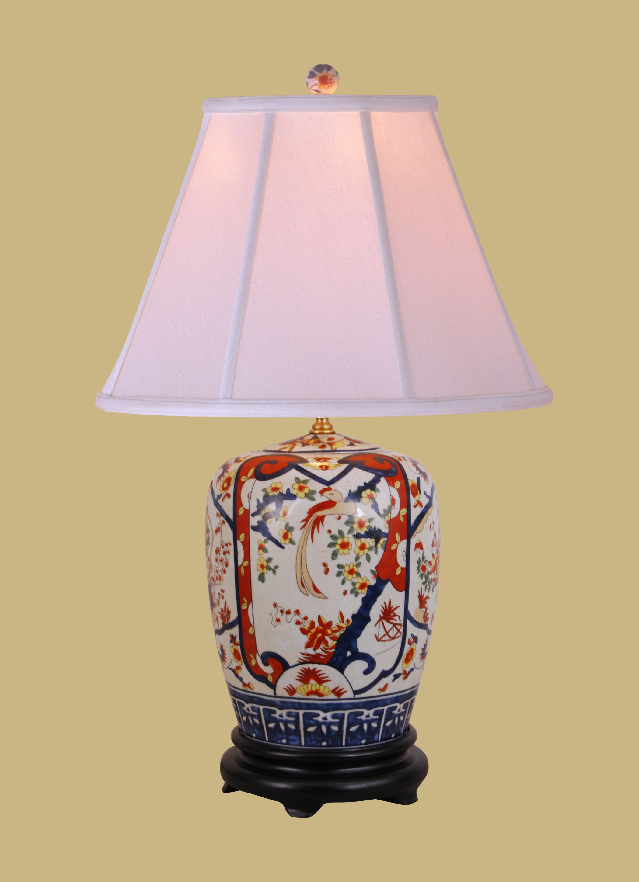 25.5" H Jar Table Lamp with Empire Shade