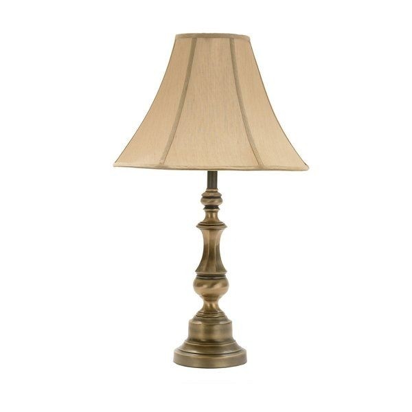 27" H Table Lamp with Bell Shade