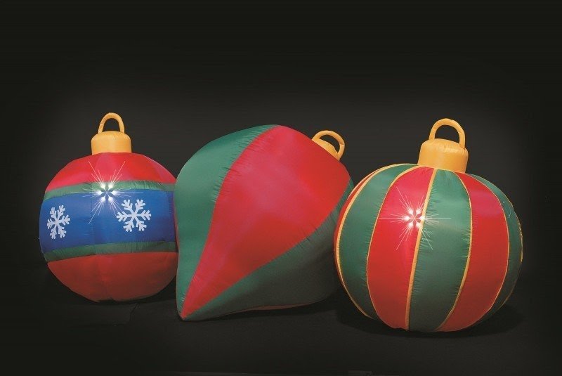 3 Piece Inflatable Ornament Christmas Decoration Set