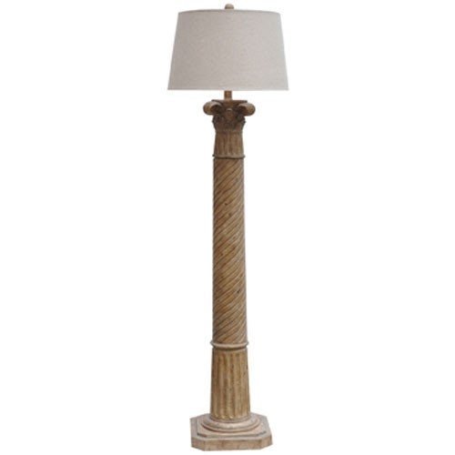 Antique Column 69" Floor Lamp