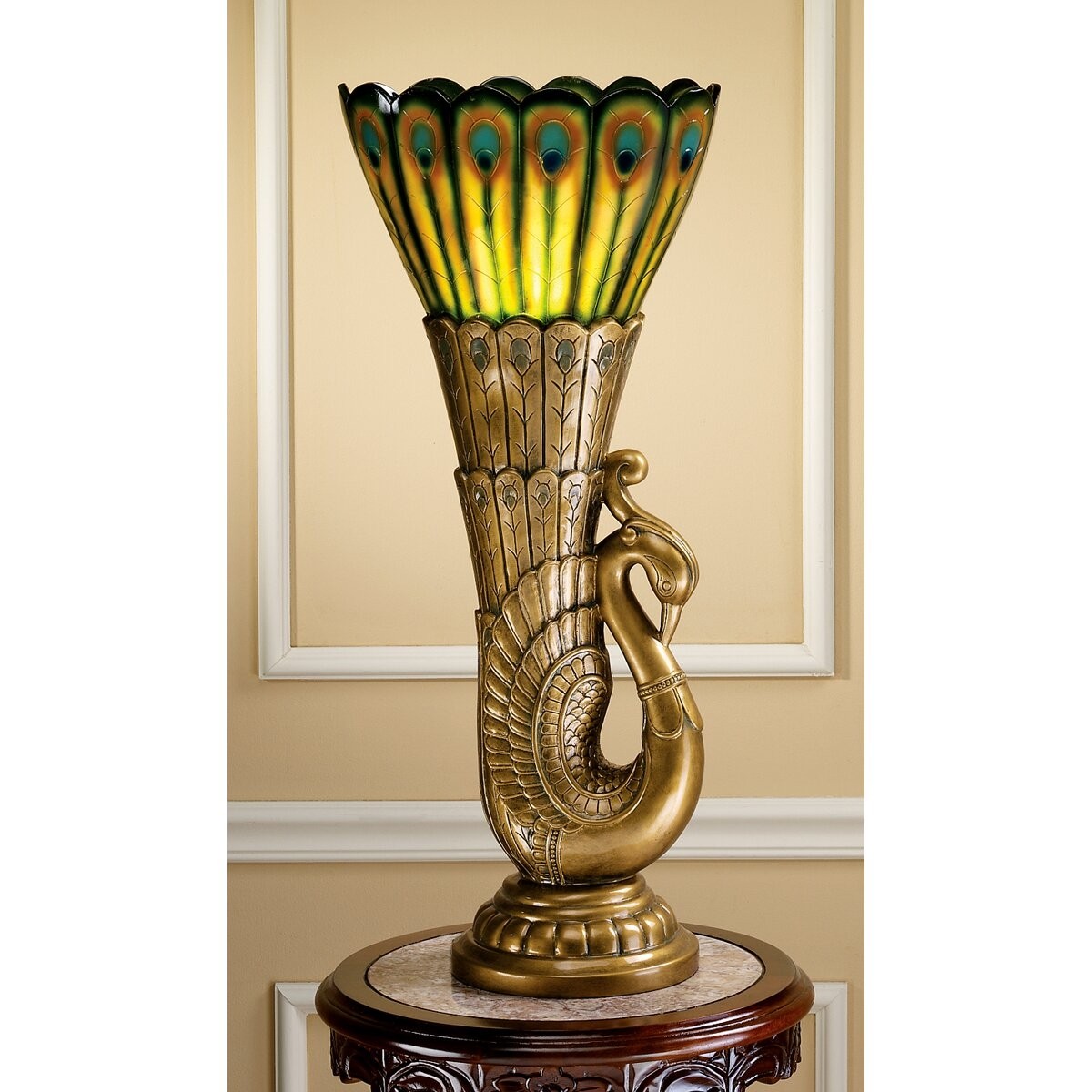 Art Deco 28.5" H Table Lamp with Novelty Shade