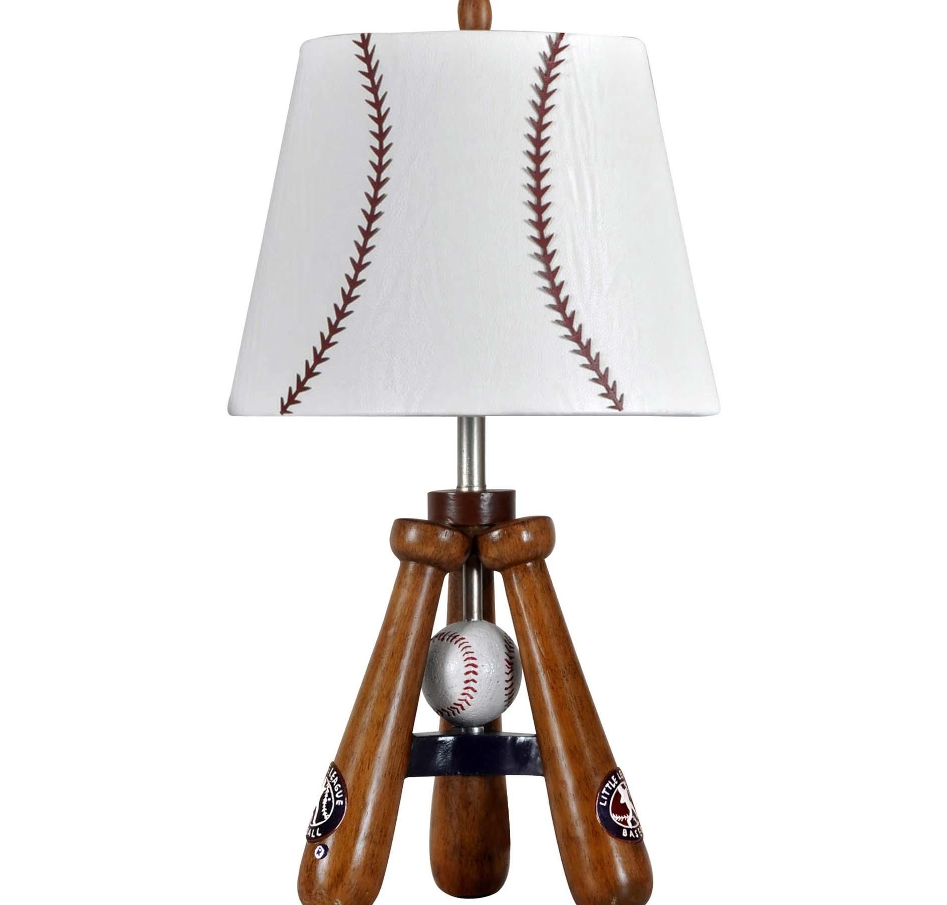 Bat and Ball 24" H Table Lamp with Empire Shade
