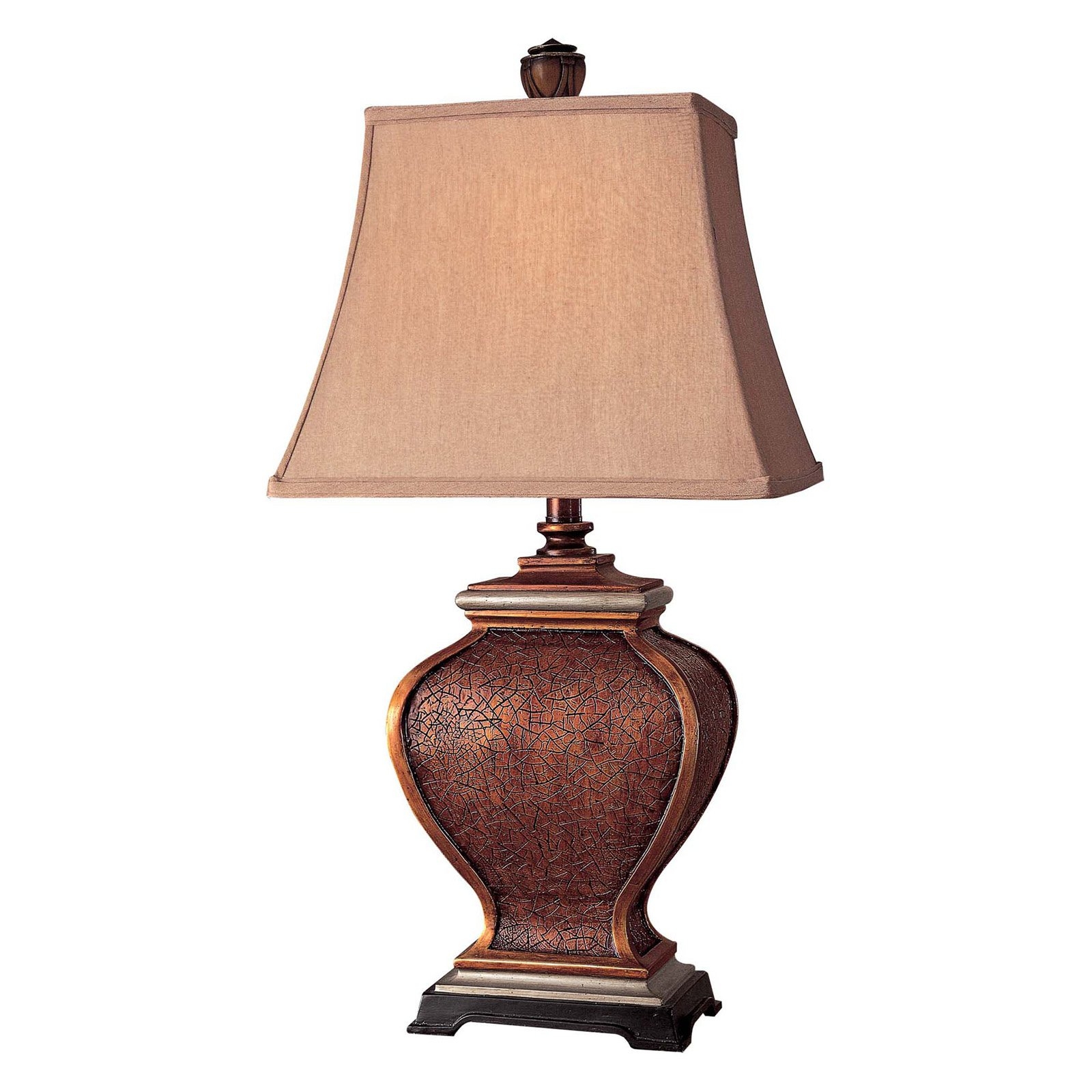 Casual 28" H Table Lamp with Bell Shade