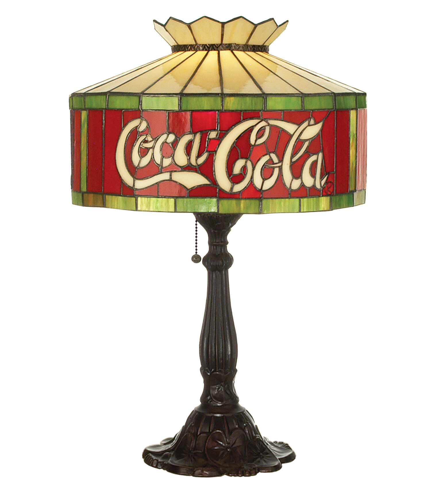 Coca-Cola 24.5" H Table Lamp with Novelty Shade