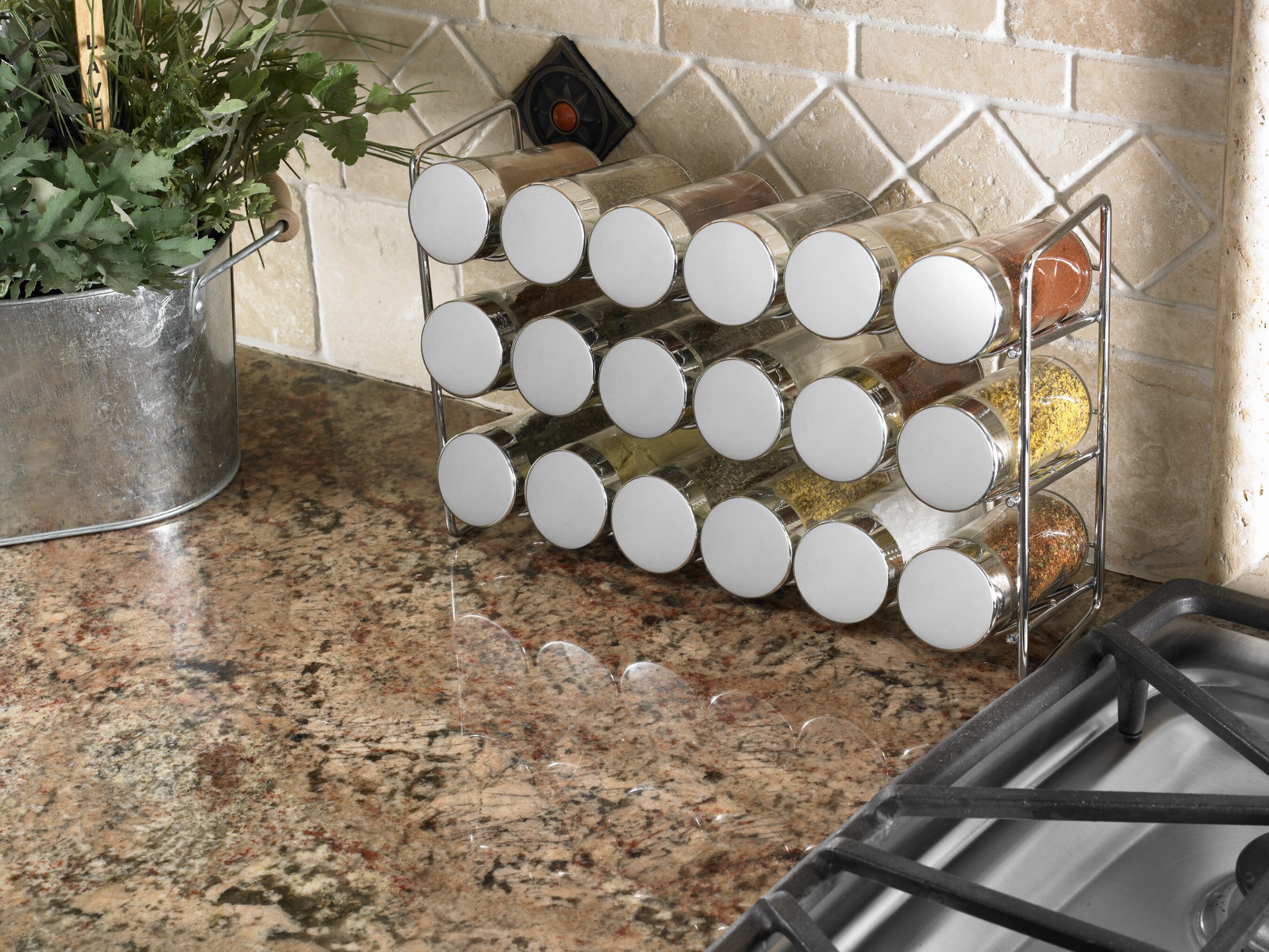Compact Spice Rack (Set of 6)