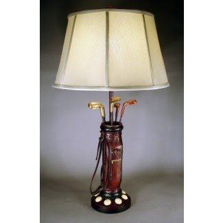 Golfer Bag 32.5" H Table Lamp with Empire Shade