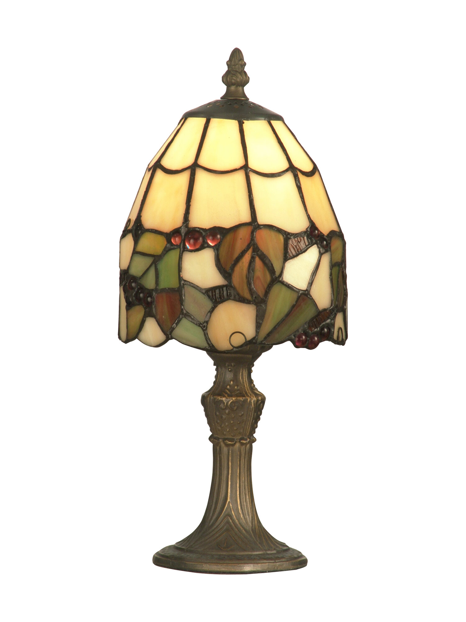 Grape 13" H Table Lamp with Bowl Shade