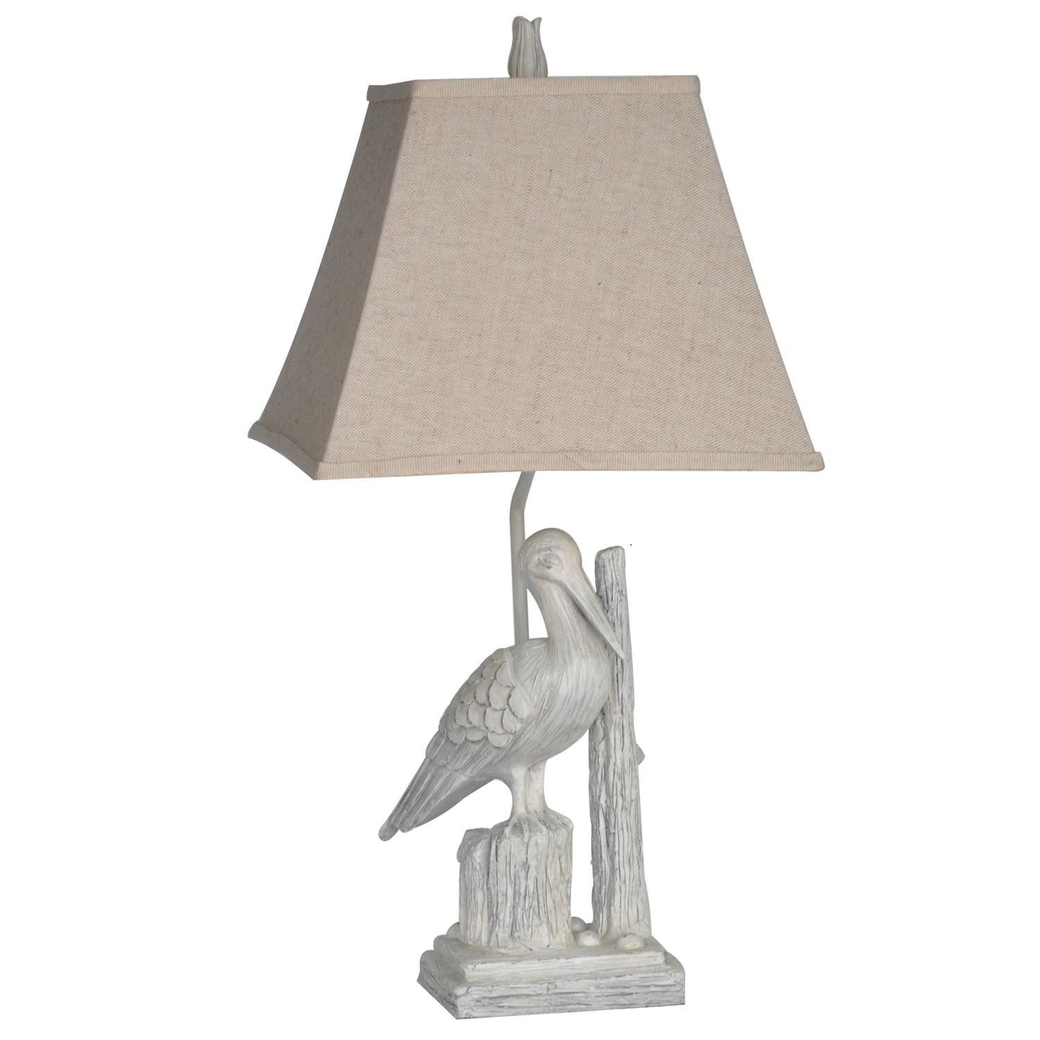Harbor 32" H Duck Table Lamp with Empire Shade