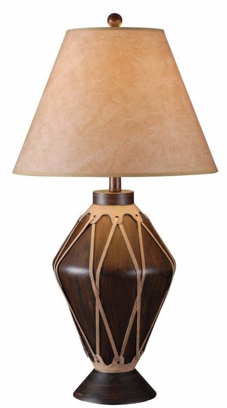 Native 32" H Table Lamp with Empire Shade