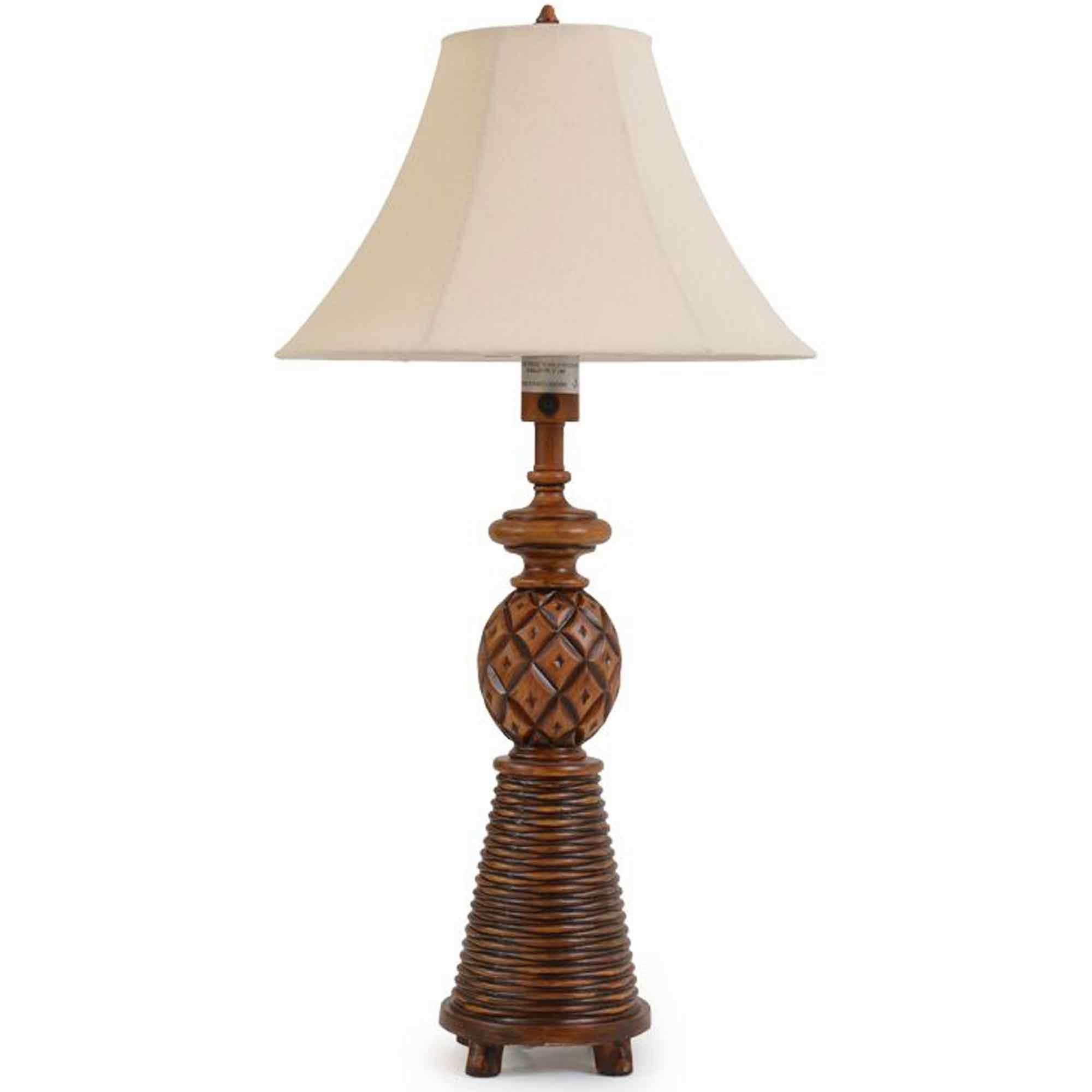 Outdoor 33" H Table Lamp with Bell Shade