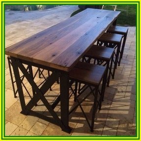 Outdoor Bar Height Table - Foter