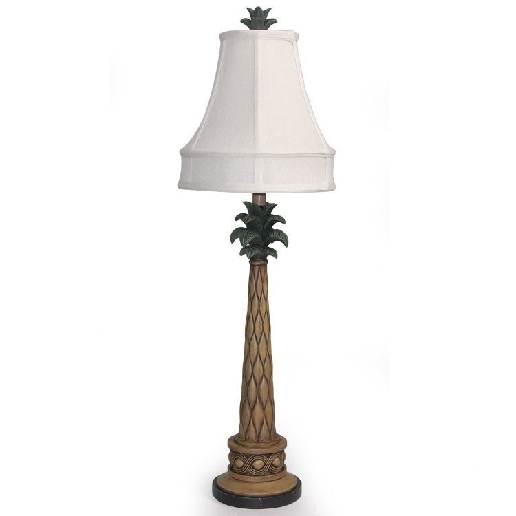 Palm Tree 32" H Table Lamp with Bell Shade