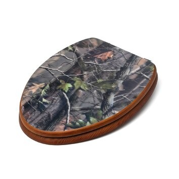 RealTree Camouflage AP Elongated Toilet Seat