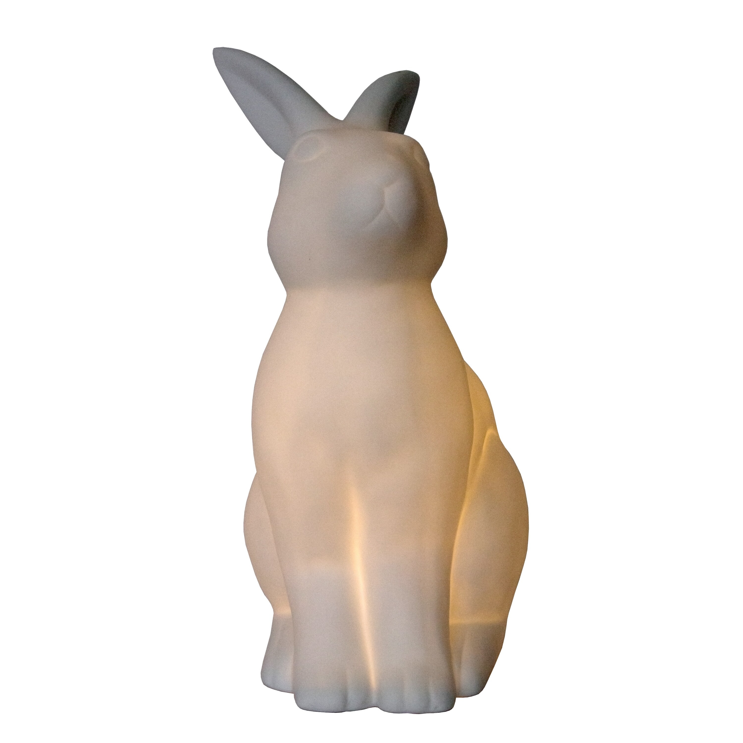 Simple Designs Bunny 9.84" H Table Lamp with Novelty Shade