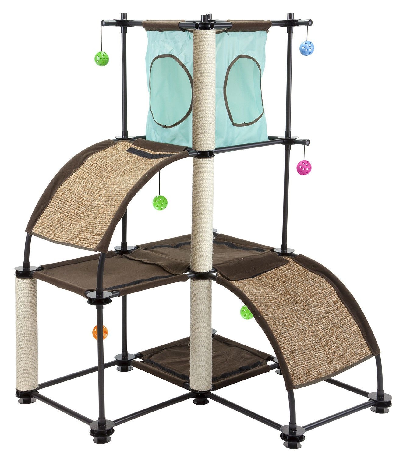 Steel Claw Kitty City 47" Cat Tree with Condo