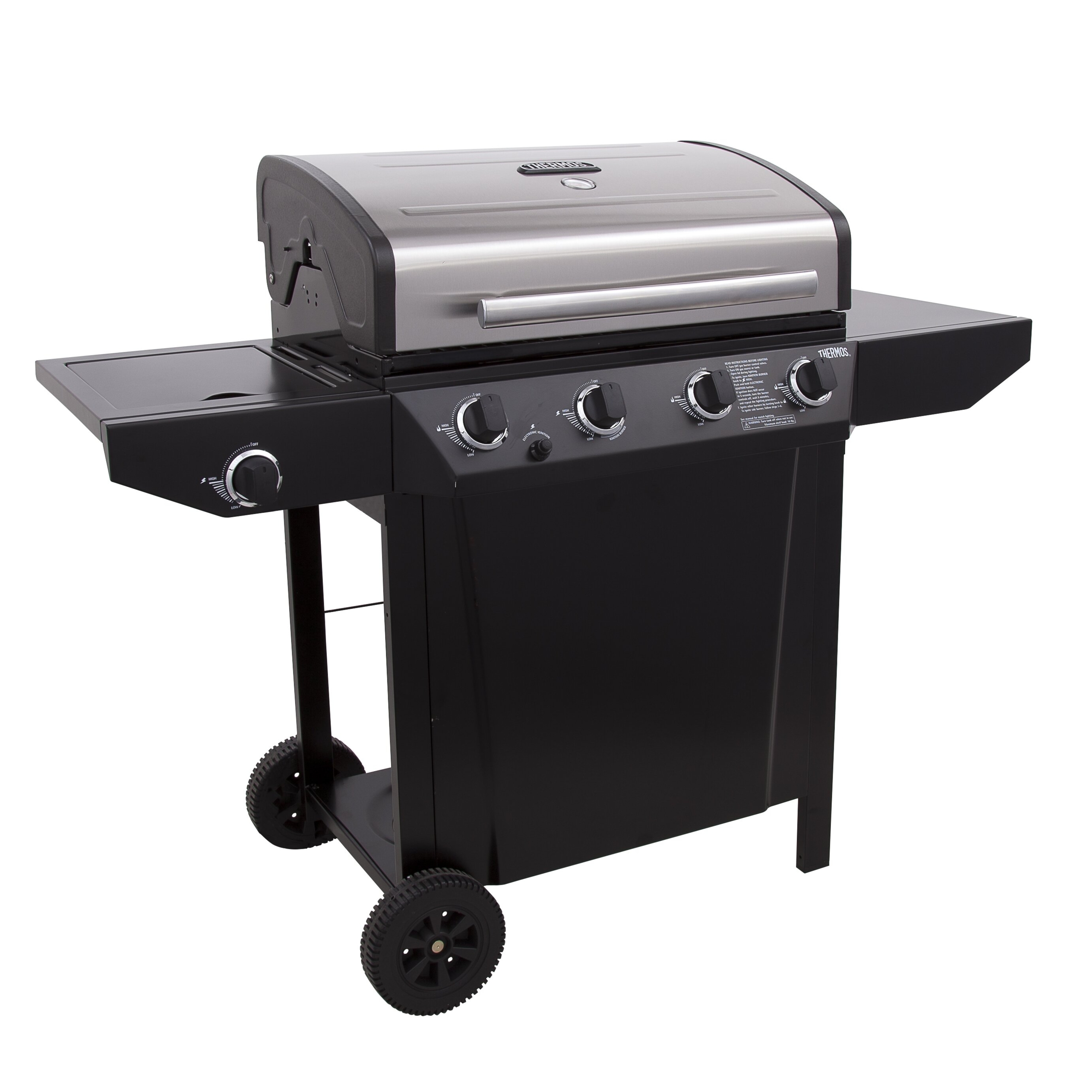 Thermos 4 Burner Gas Grill with Side Burner