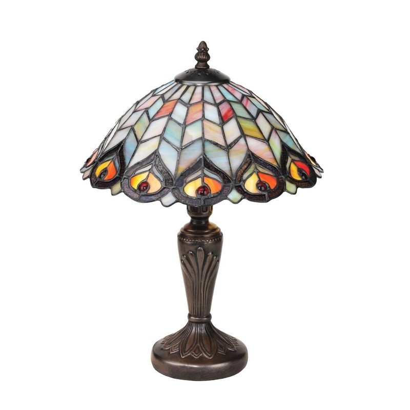 Peacock Stained Glass Table Lamp - Ideas on Foter