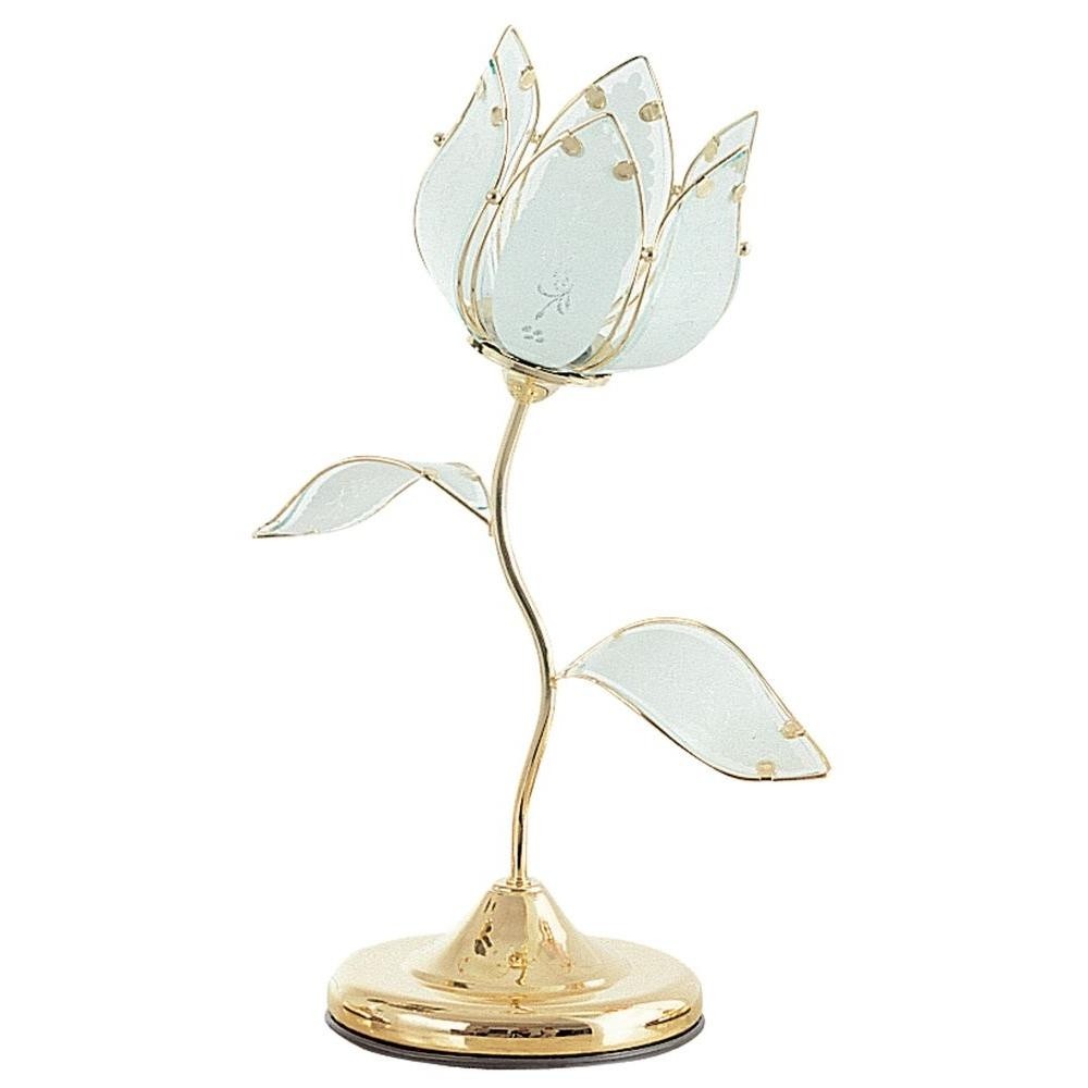 Tulip 20" H Table Lamp with Novelty Shade