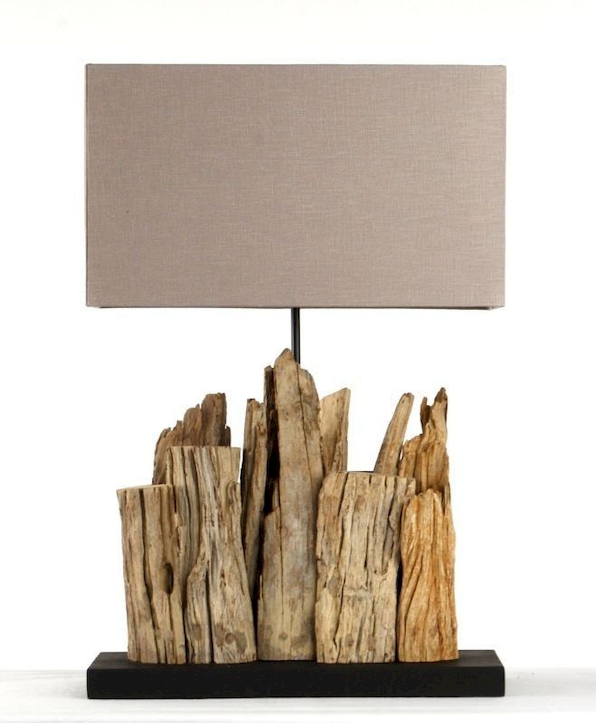 Vertico Riverine 18" H Table Lamp with Rectangular Shade