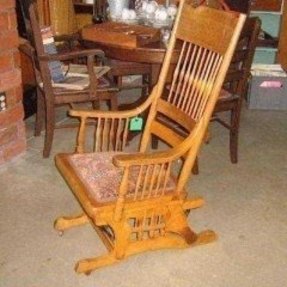 Antique Wooden Glider Chair  : Shop For Wooden Nursery Gliders In Gliders & Rocking Chairs.