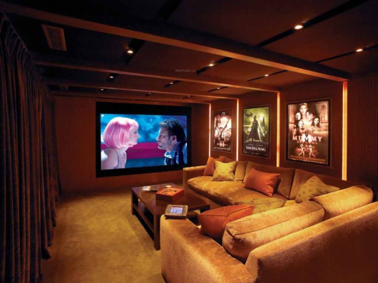 Home Cinema Sofa Seat Vod Cinema Sofa Studio Functional