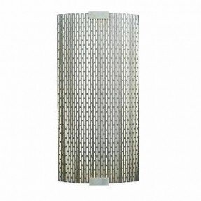 Lbl omni with cover medium wall silver finish wall sconce