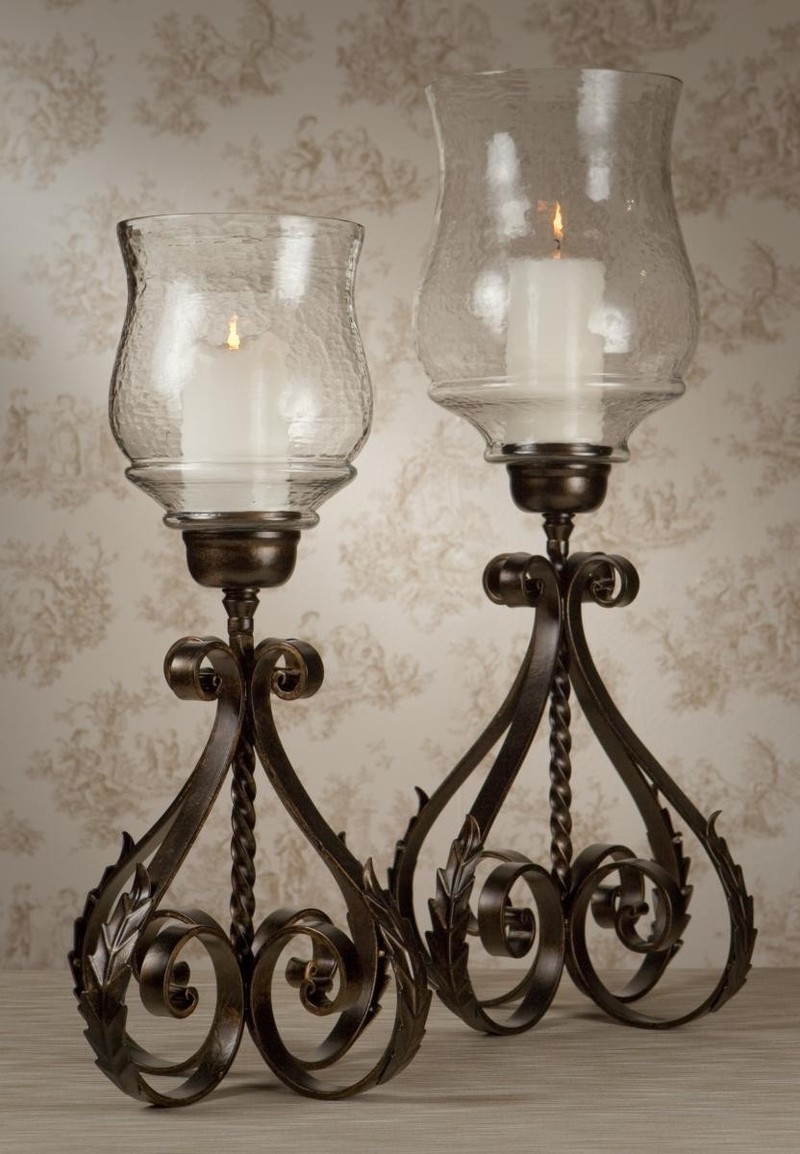 Wrought Iron Hurricane Candle Holders Ideas On Foter