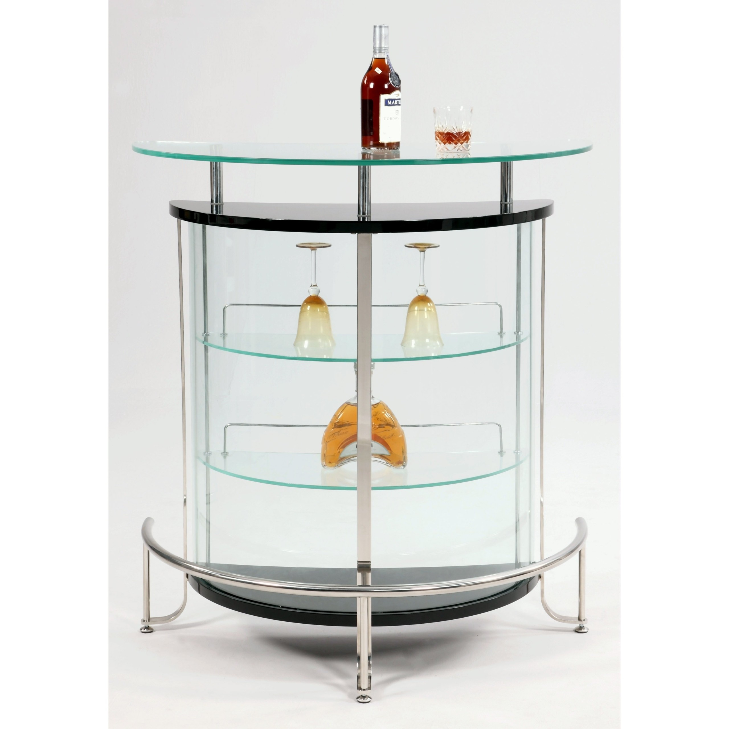 Glass bar cabinet for home hot sale