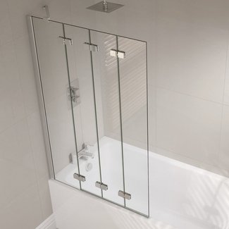 Frameless Shower Door Tub