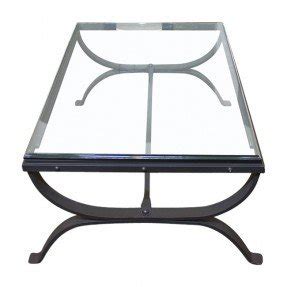 Herndon merry wrought iron and glass coffee table 1