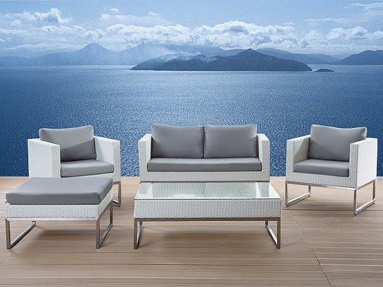 Stainless steel patio furniture sets