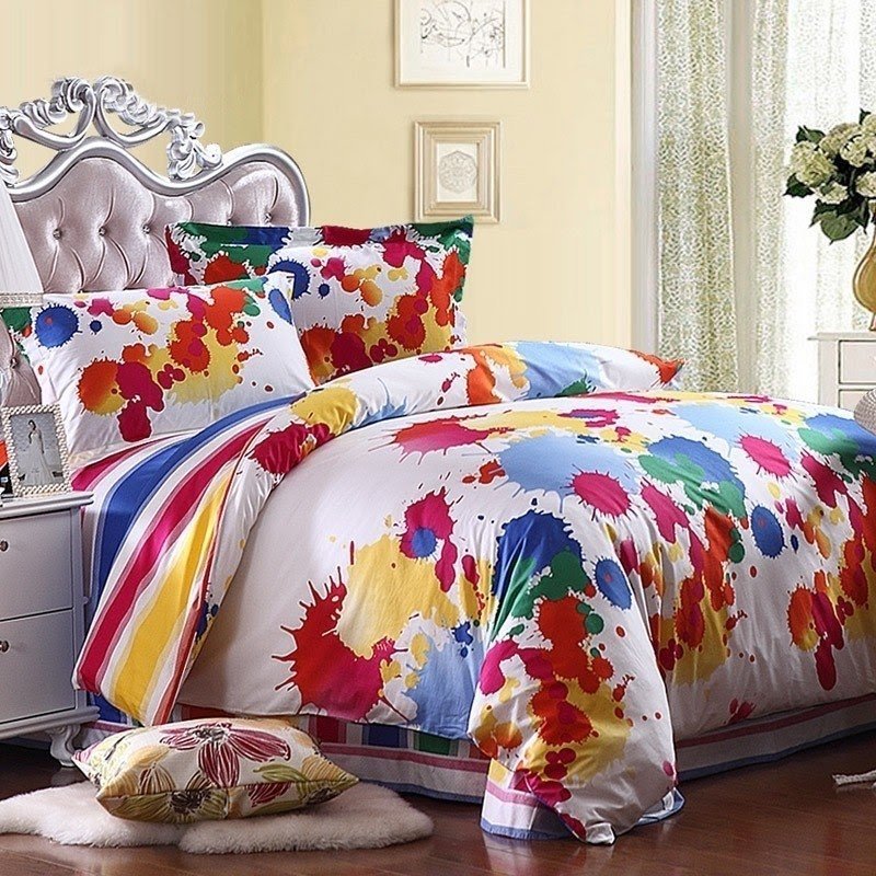 bright colored bedding sets  foter