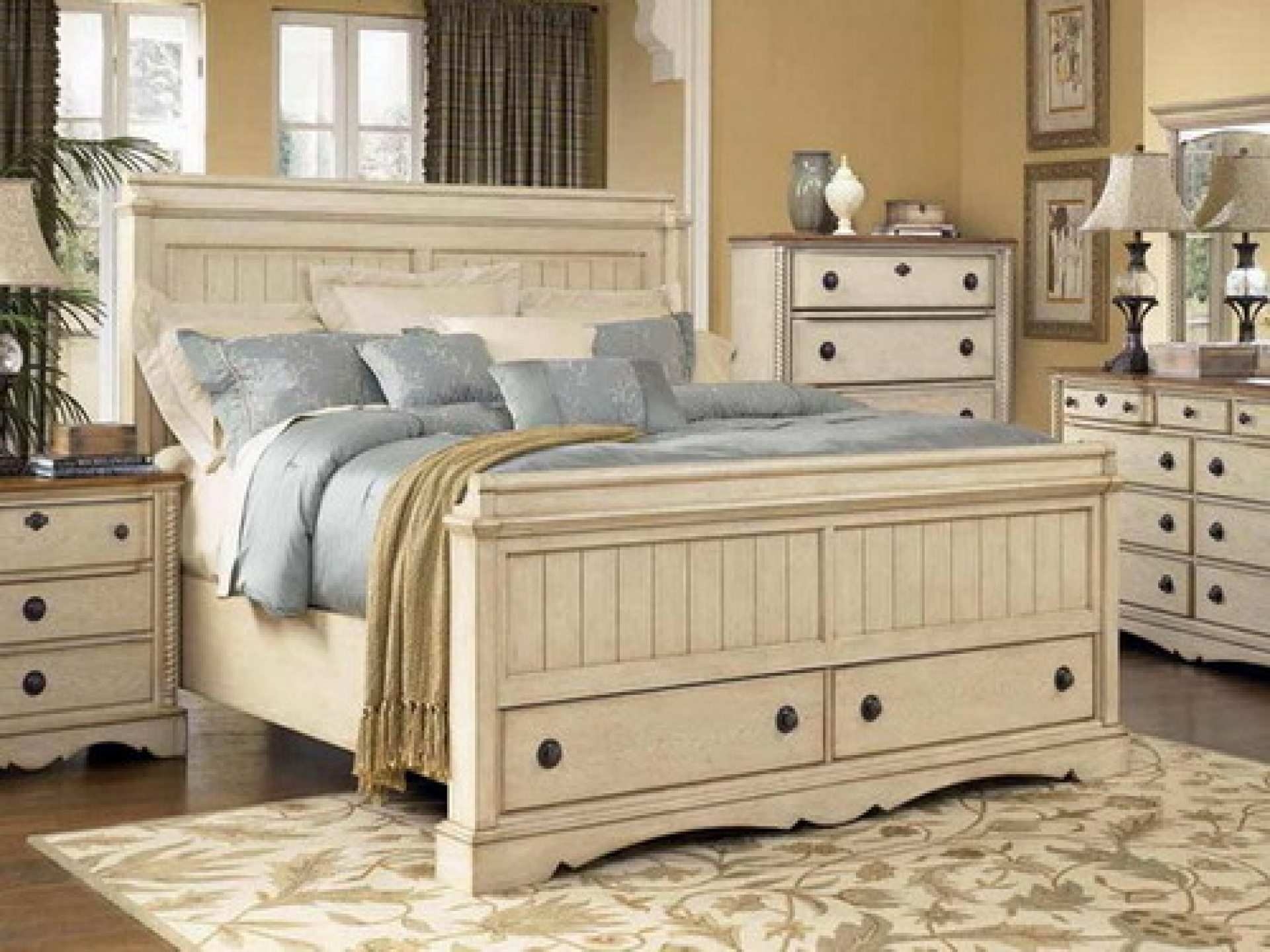 Distressed wood bedroom sets 2