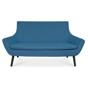 light blue two seater sofa