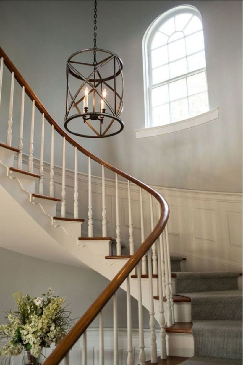 large hanging foyer lights