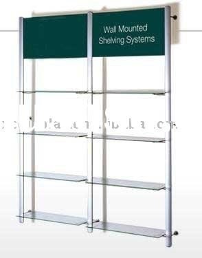 metal wall shelving systems